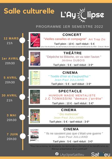 Photo Programme Cinéma :  Satillieu