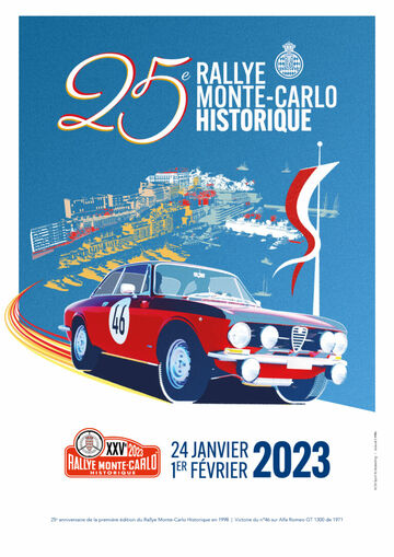 Passage du Rallye Monte Carlo Historique